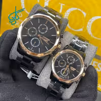 خرید ست ساعت زنانه و مردانه سیتیزن اسپشیال سه موتوره فعال کیفیت عالی ساخت ژاپن استیل رنگ ثابت کد 2116082 - ردگل