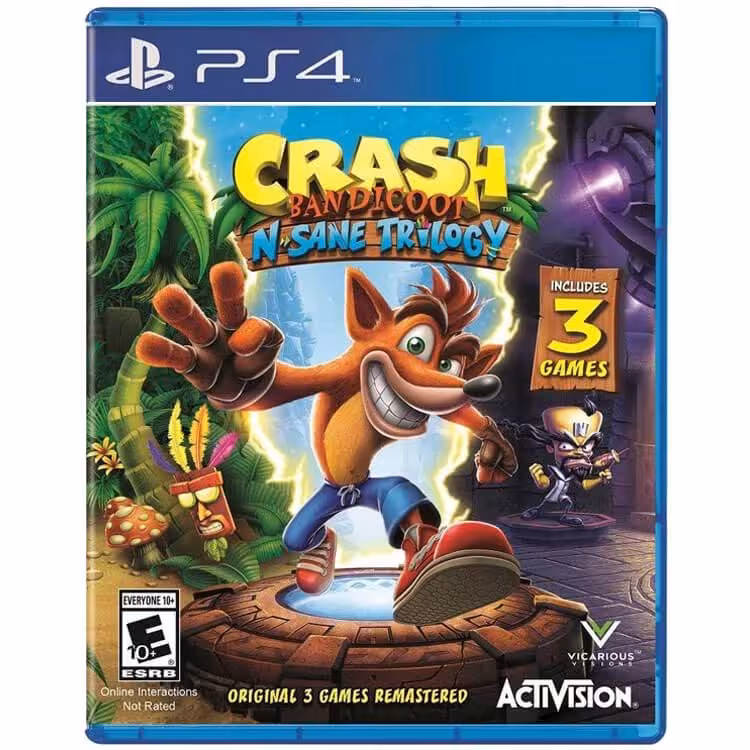 بازی Crash Bandicoot N. Sane Trilogy  برای ps4