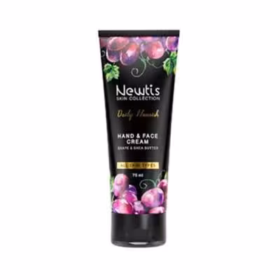 کرم مرطوب کننده تیوپی انگور و شیباتر 75میل نیوتیس|newtis grape shea butter moisturizing cream