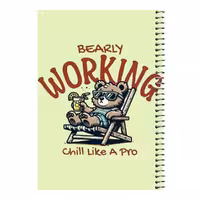 دفتر مشق 80 برگ اس جی مدل خرس و آفتاب