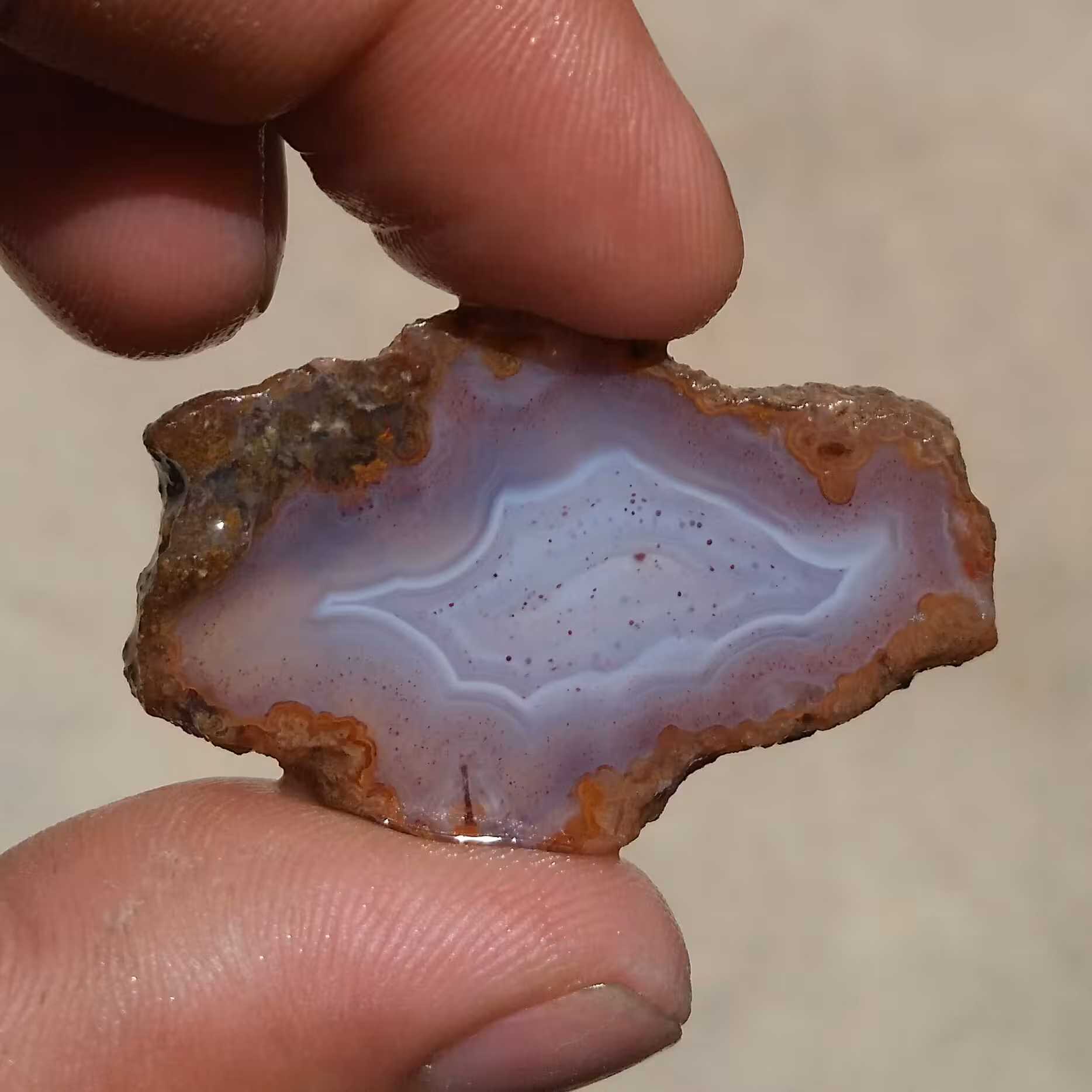 سنگ عقیق شن دار