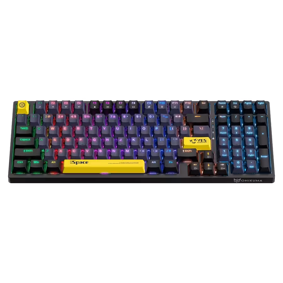 کیبورد گیمینگ اونیکوما ONIKUMA G38 Full Mechanical Black | فروشگاه گیمینگ تکاف