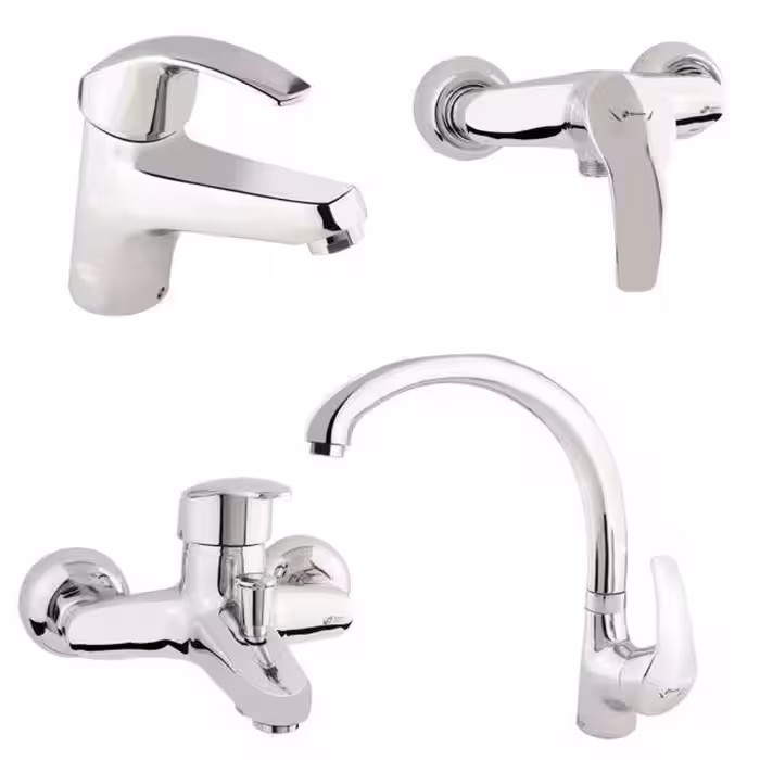 ست شیرآلات شودر مدل پاریس