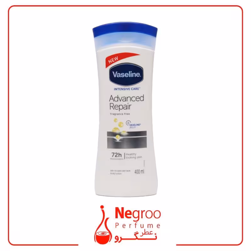 لوسیون بدن وازلین Vaseline مدل Intensive Care ترمیم کننده