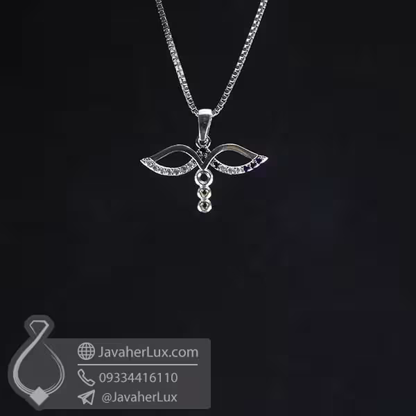 گردنبند نقره زنانه فرشته نجات _ کد : 100744