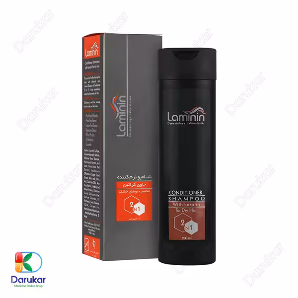 شامپو کراتینه و نرم کننده 1×2 لامینین 200 میلی لیتر
