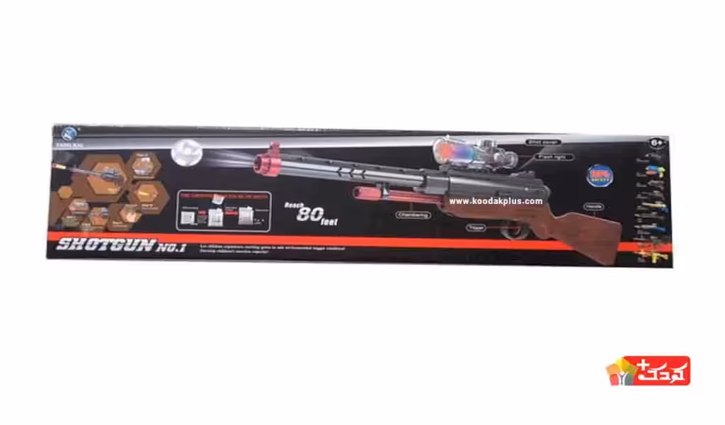 تفنگ تیر ژله ای دوربین دار مدل  M03