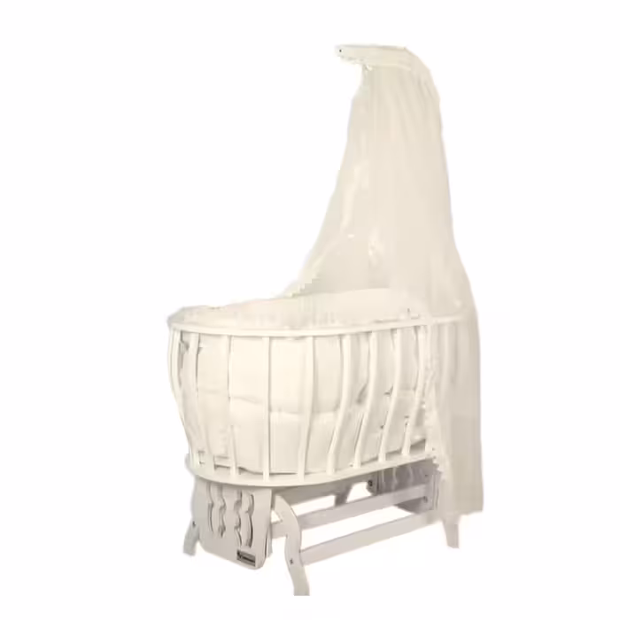 گهواره (تخت) نوزاد بیضی آنجل Angel سفید