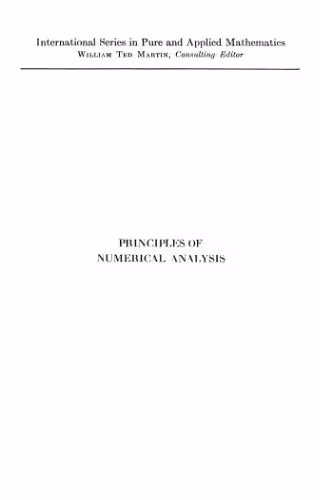 خرید و دانلود نسخه کامل کتاب Principles of numerical analysis