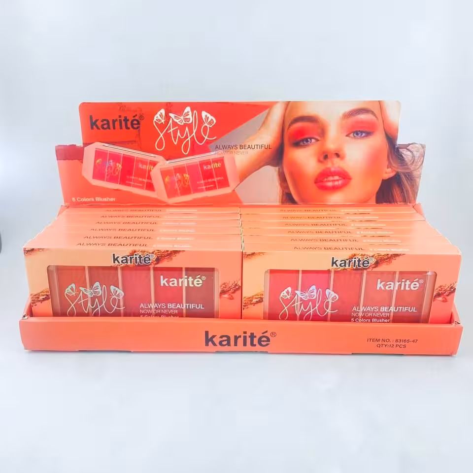 پالت رژگونه 5 رنگ کاریته