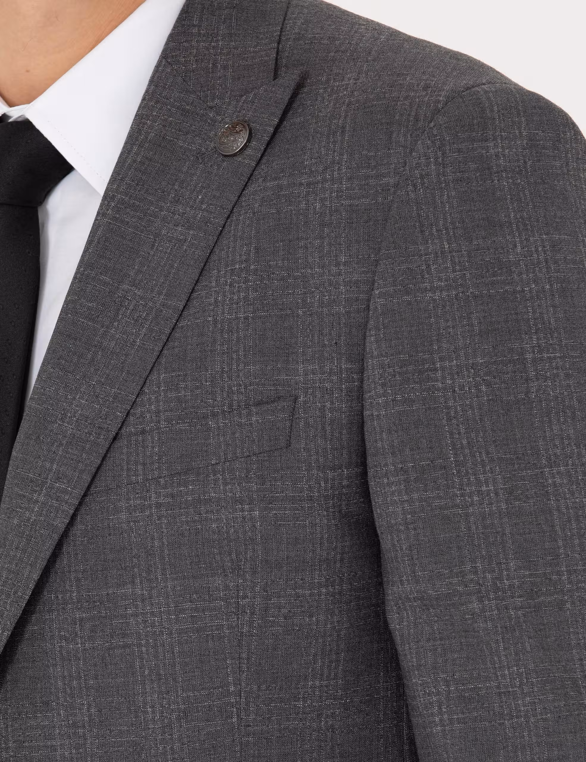 کت و شلوار مردانه خاکی ملانژ پیرکاردین