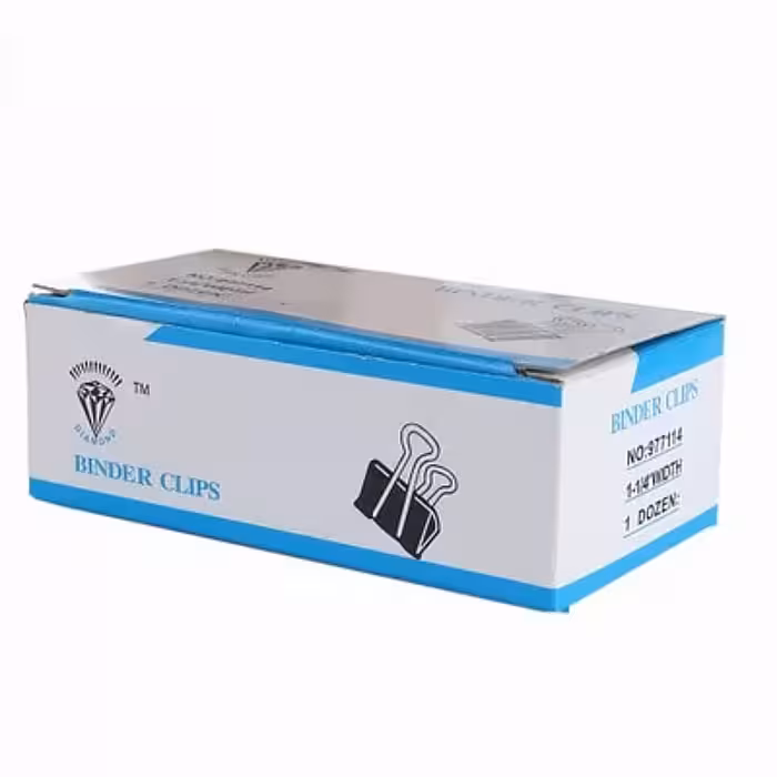 گیره کاغذ دیاموند مدل 19 بسته 12عددی