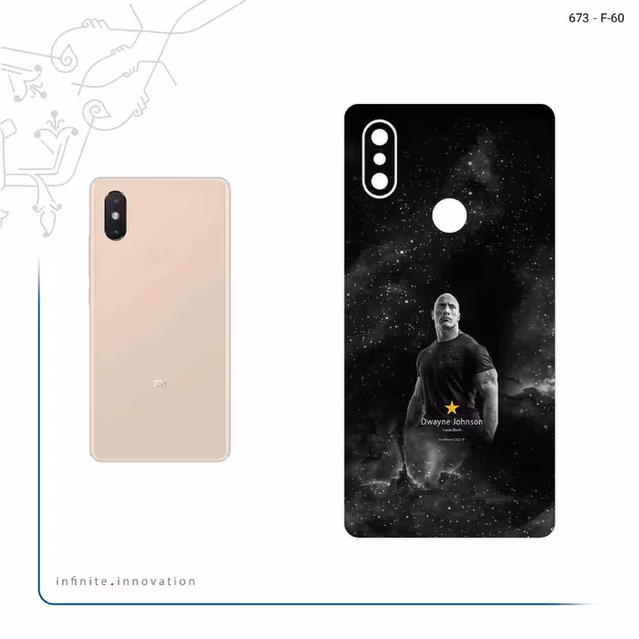برچسب پوششی ماهوت مدل Dwayne Johnson مناسب برای گوشی موبایل شیائومی Mi 8 SE