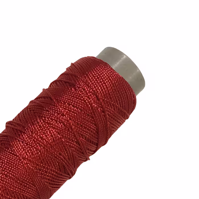 نخ دوخت چرم دوزی مدل ابریشمی Red100m طول 100 متر