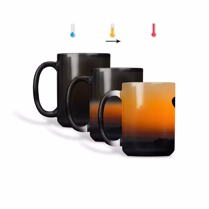 ماگ حرارتی طرح قلب کد 519