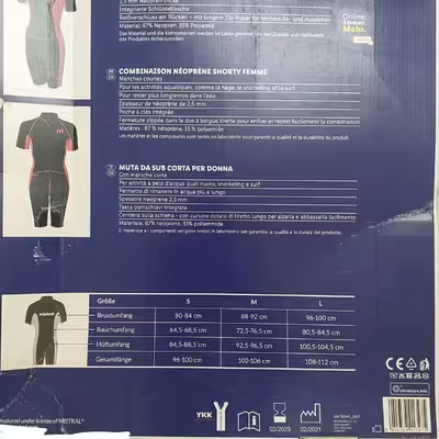 لباس غواصی زنانه  میسترال مدل سرهمی   rosh  mi