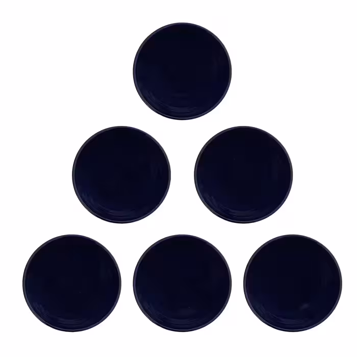 کاسه سفالی مدل ترشی خوری طرح الماس بسته 6 عددی