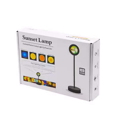 چراغ رومیزی مدل غروب خورشید rgb