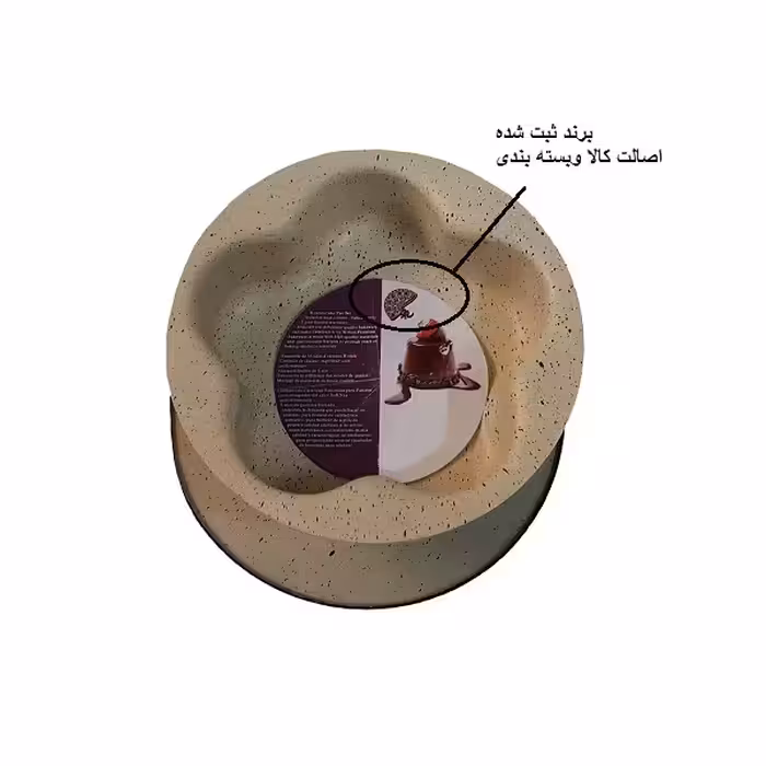 قالب ته چین به گز مدل گل کف برجسته