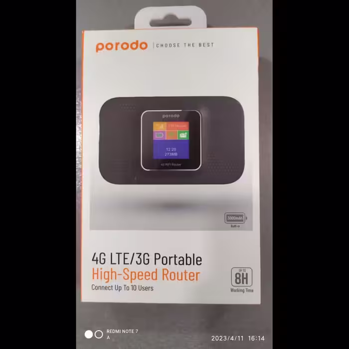مودم 4G LTE قابل حمل پرودو مدل PD-PRT4GGR