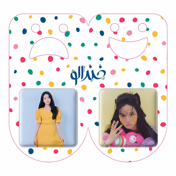 پیکسل خندالو مدل جیسو گروه بلک پینک کد 36143615 مجموعه 2 عددی