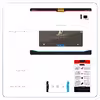 برچسب پوششی ماهوت مدل LOUIS-VUITTON-Logo مناسب برای تبلت سامسونگ Galaxy Tab S2 9.7 2015 T815