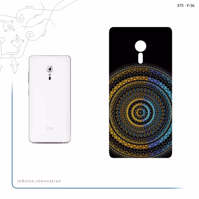 برچسب پوششی ماهوت مدل Mandala Design 2 مناسب برای گوشی موبایل لنوو ZUK Z2 Pro