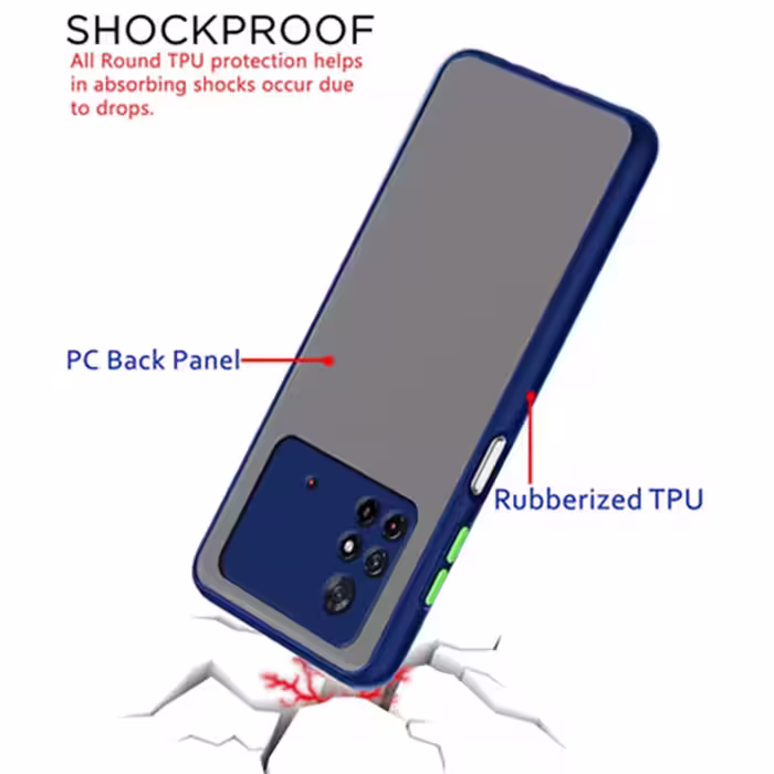کاور مدل هیبریدی مناسب برای گوشی موبایل شیائومی poco X4 pro 5G