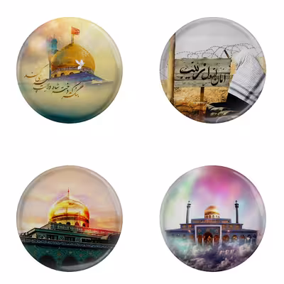 پیکسل مدل S1-10 طرح حرم حضرت زینب کبری مجموعه 4 عددی