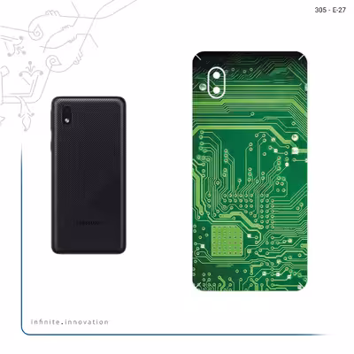 برچسب پوششی ماهوت مدل Green_Printed_Circuit_Board مناسب برای گوشی موبایل سامسونگ Galaxy A01 Core