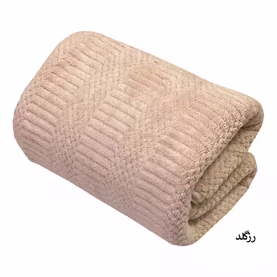 حوله دستی شایسته مدل نسترن سایز 35X75 سانتی متر