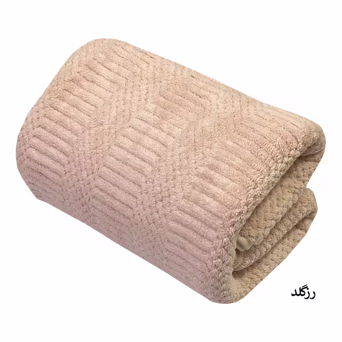 حوله دستی شایسته مدل نسترن سایز 35X75 سانتی متر