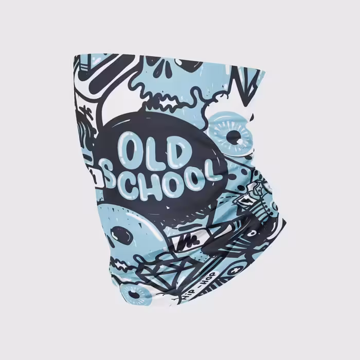 دستمال سر و گردن هاماگراف مدل اسکلت کارتونی