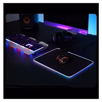 ماوس پد مخصوص بازی سنس مدل RGB 25×35