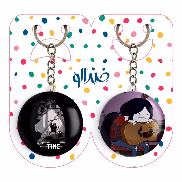 جاکلیدی خندالو مدل مارسلین وقت ماجراجویی Adventure Time کد 2083820846 مجموعه 2 عددی