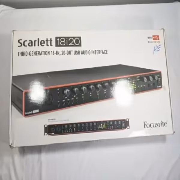 کارت صدا  فوکوس رایت مدل Scarlett 18i20 3rd Gen