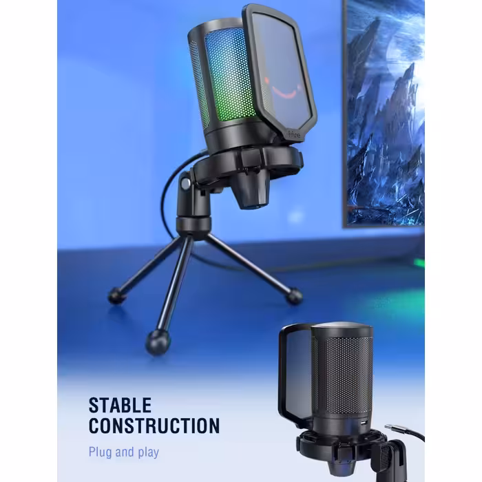 میکروفن کندانسر گیمینگ فای فاین مدل A6V