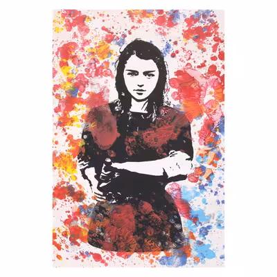 نقاشی مدل سریال بازی تاج و تخت کد 03