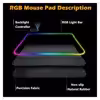 ماوس پد مخصوص بازی سنس مدل RGB 25×35