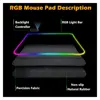 ماوس پد مخصوص بازی سنس مدل RGB 25×35