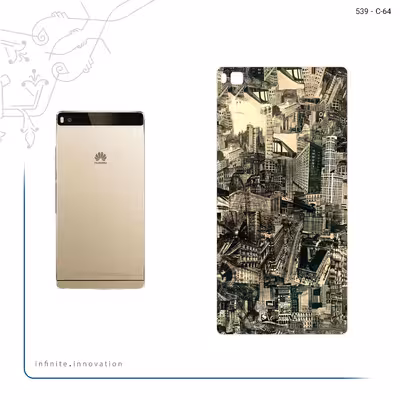 برچسب پوششی ماهوت مدل Collage of Skyscraper مناسب برای گوشی موبایل هوآوی P8