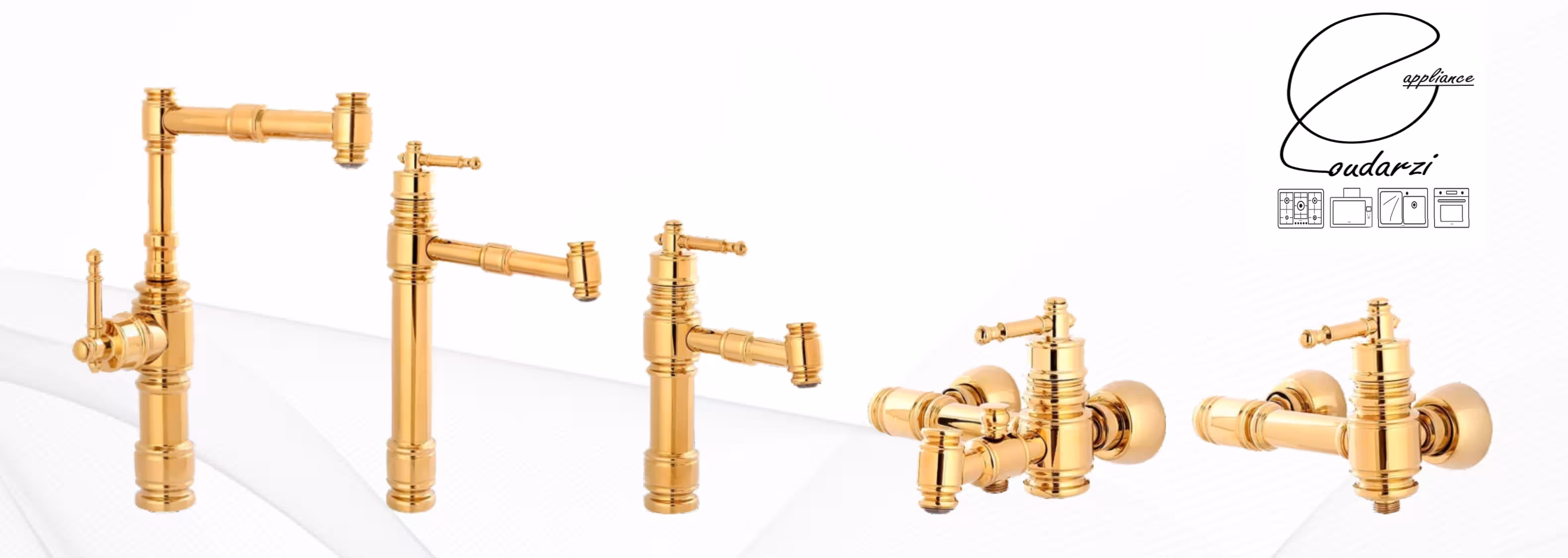 ست شیراآلات رستاک مدل آمیتیس طلایی