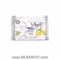 دستمال مرطوب پاک کننده آرایش دافی 20 برگ