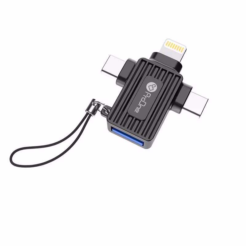 مبدل لایتنینگ به تایپ سی – USB – میکرو یو اس بی پرووان مدل PCO10