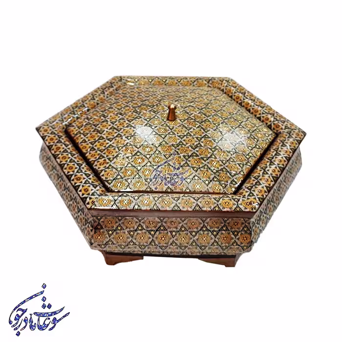 شکلات خوری حوضی خاتم‌کاری
