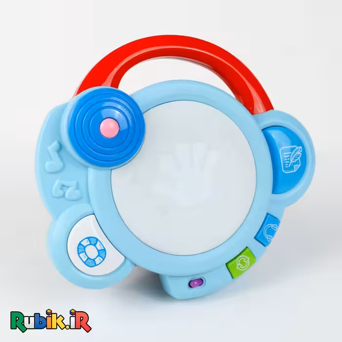 طبل درام موزیکال صورتی و آبی
