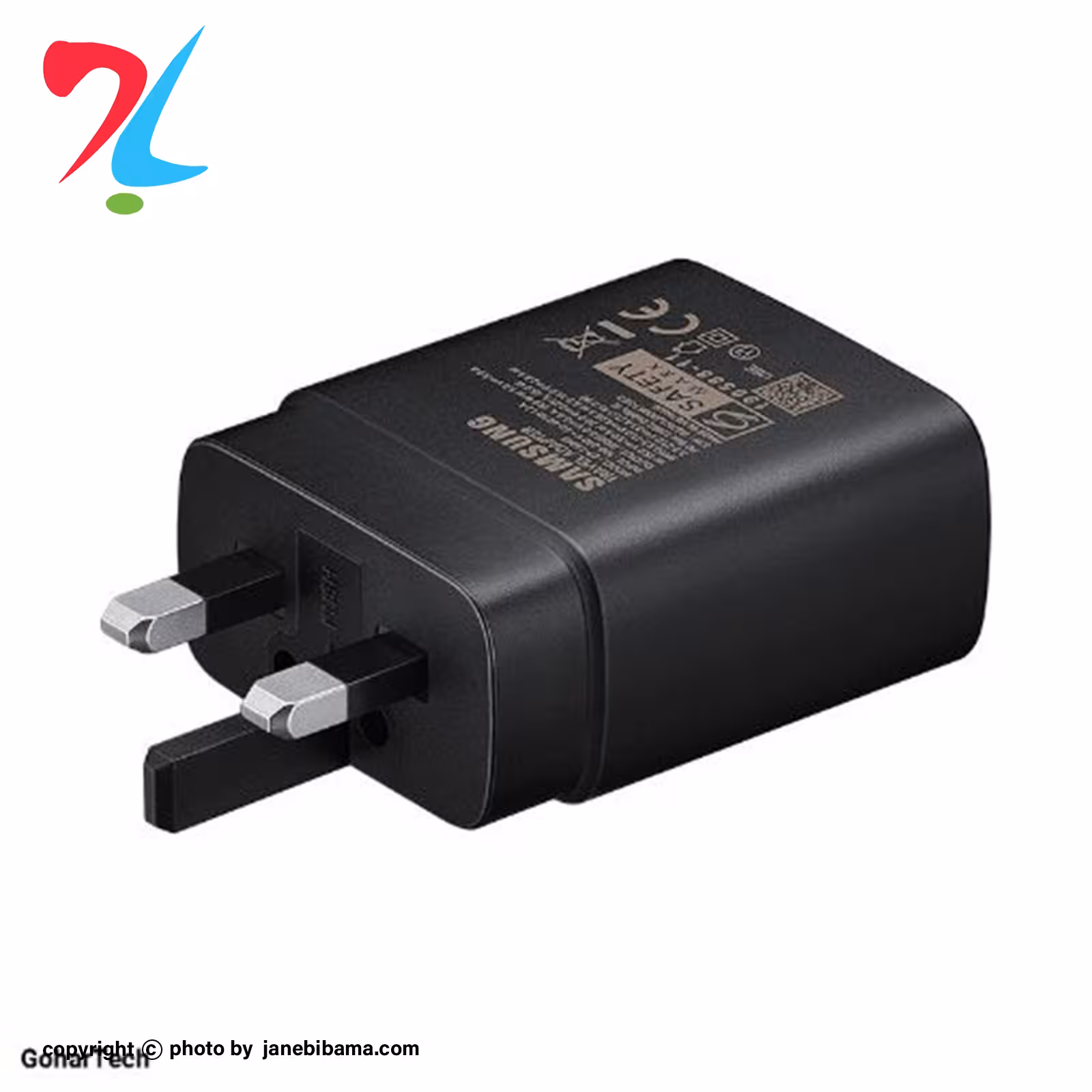آداپتور مدل 3 پین 45 وات اورجینال سامسونگ-رنگ مشکی