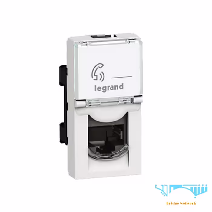کیستون شبکه لگراند CAT6A SFTP یک ماژول باریک Keystone Network Legrand CAT6 SFTP Slim Module