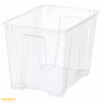 جعبه شفاف 22 لیتر مدل SAMLA | برند ایکیا | ارسال 15 الی 20 روز کاری