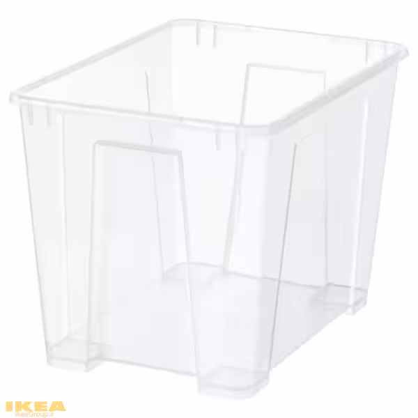 جعبه شفاف 22 لیتر مدل SAMLA | برند ایکیا | ارسال 15 الی 20 روز کاری